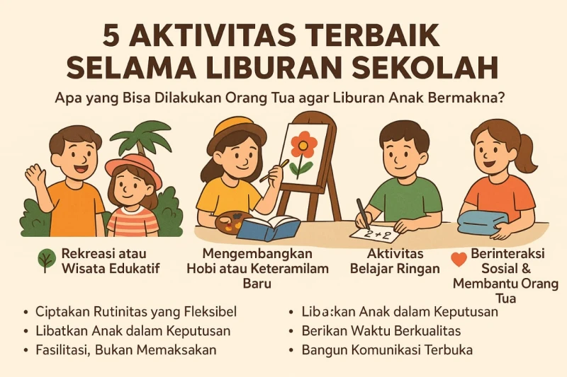 5 Aktivitas Terbaik Selama Liburan Sekolah - Sport Jabar