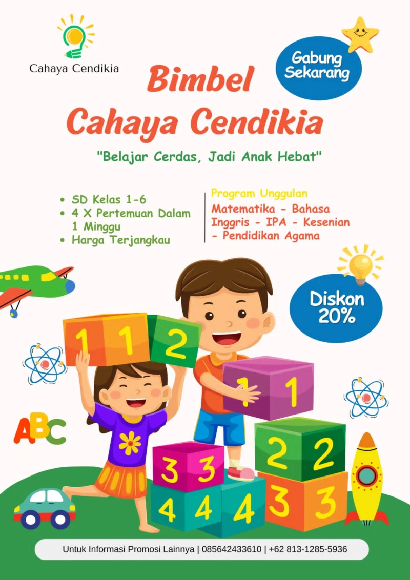 Bimbingan Belajar Cahaya Cendikia: Belajar Cerdas Jadi Anak Hebat! - Sport Jabar
