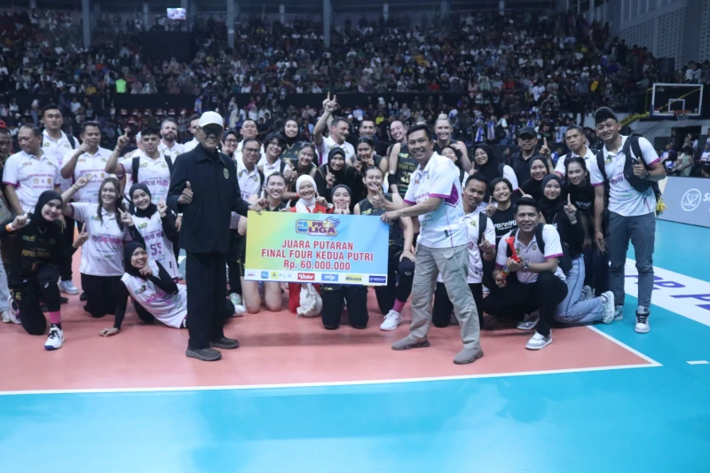 Popsivo Polwan, Menang 3-0 Atas Pertamina Enduro , Siap Hadapi Grand Final - Sport Jabar